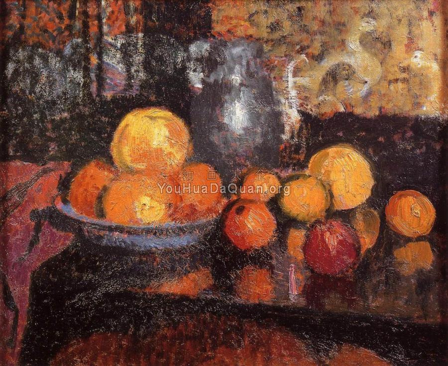 Still Life with Fruit - 乔治·莱门